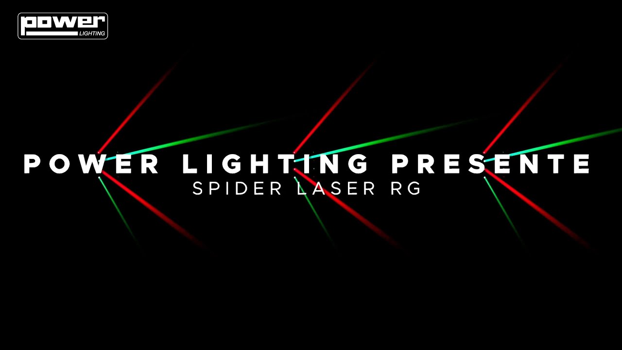 SPIDER LASER RG – Power Lighting | Effets laser dynamiques rouge & vert