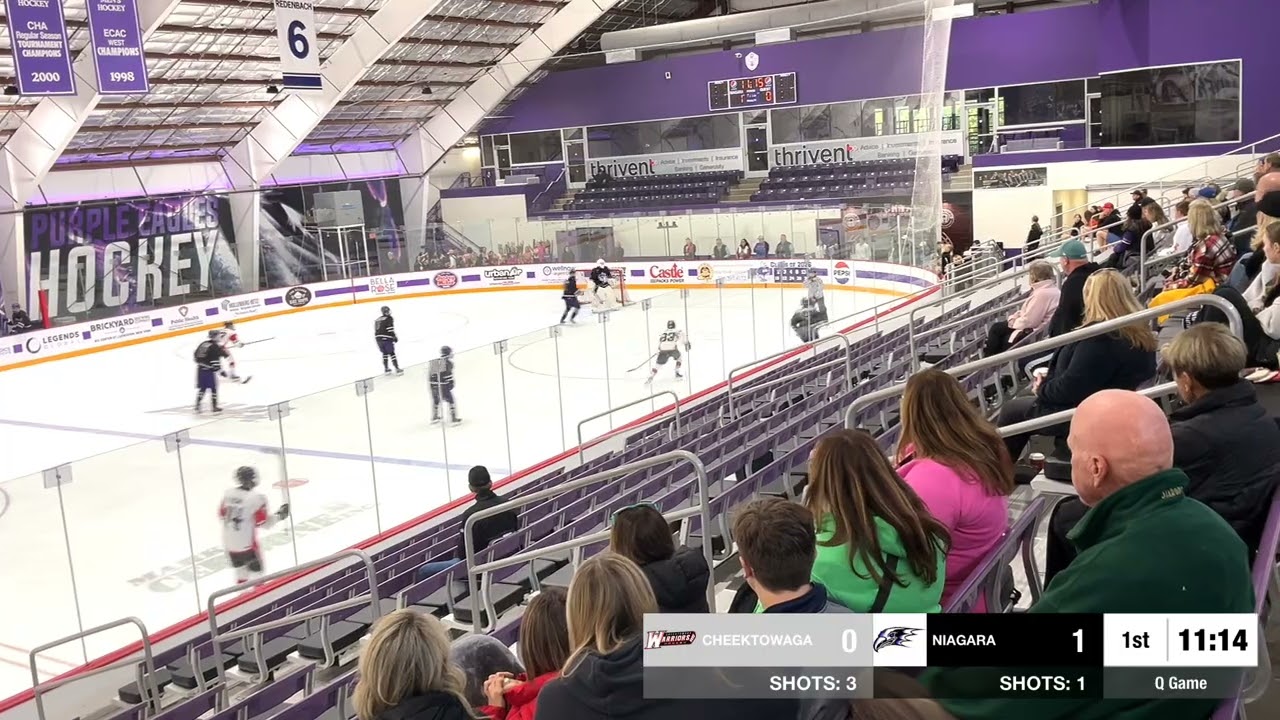 10/26/25 -  Cheektowaga Rec Hockey at Niagara Jr  Purple Eagles (Q Game)
