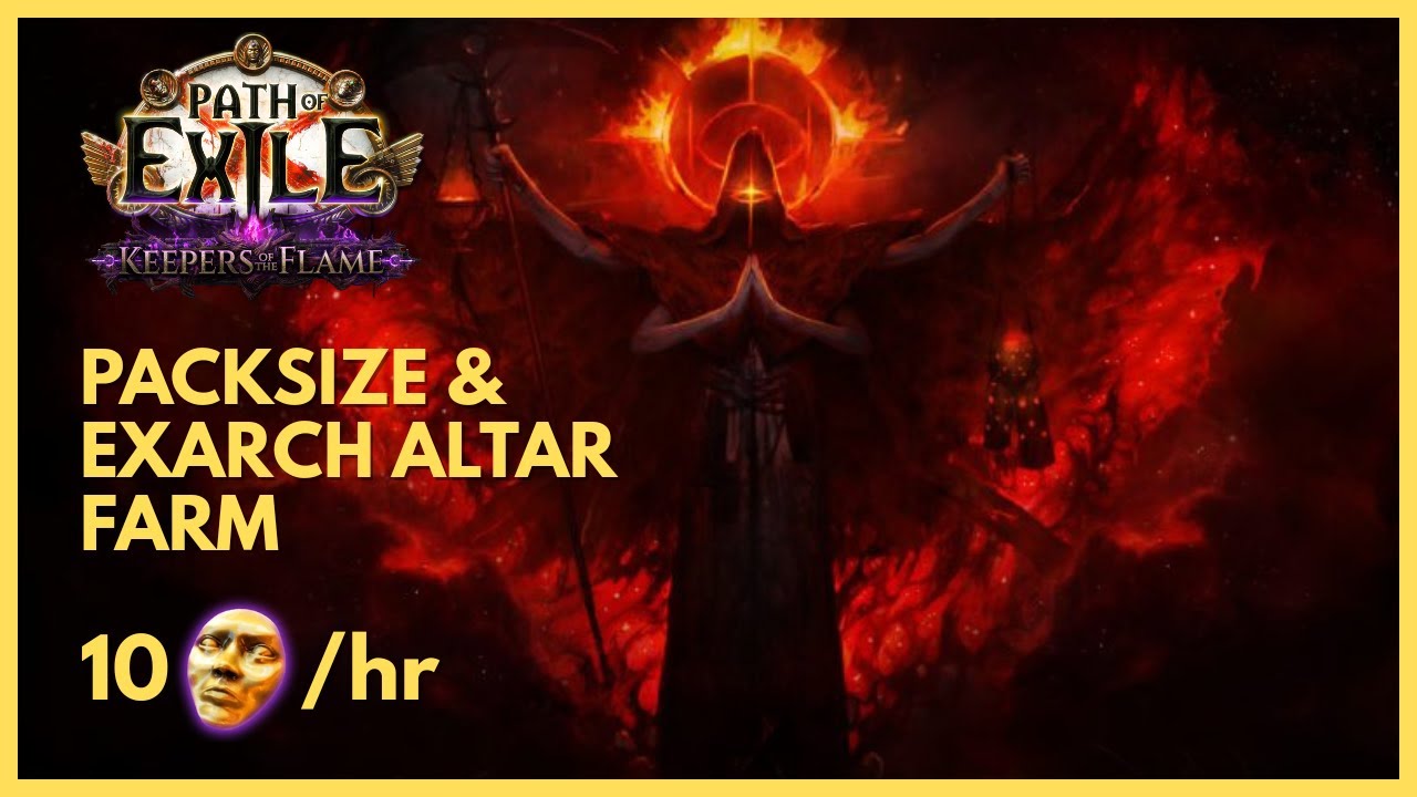 Path of Exile 3.27: Altar pack size farming. Up to 10 div/hr