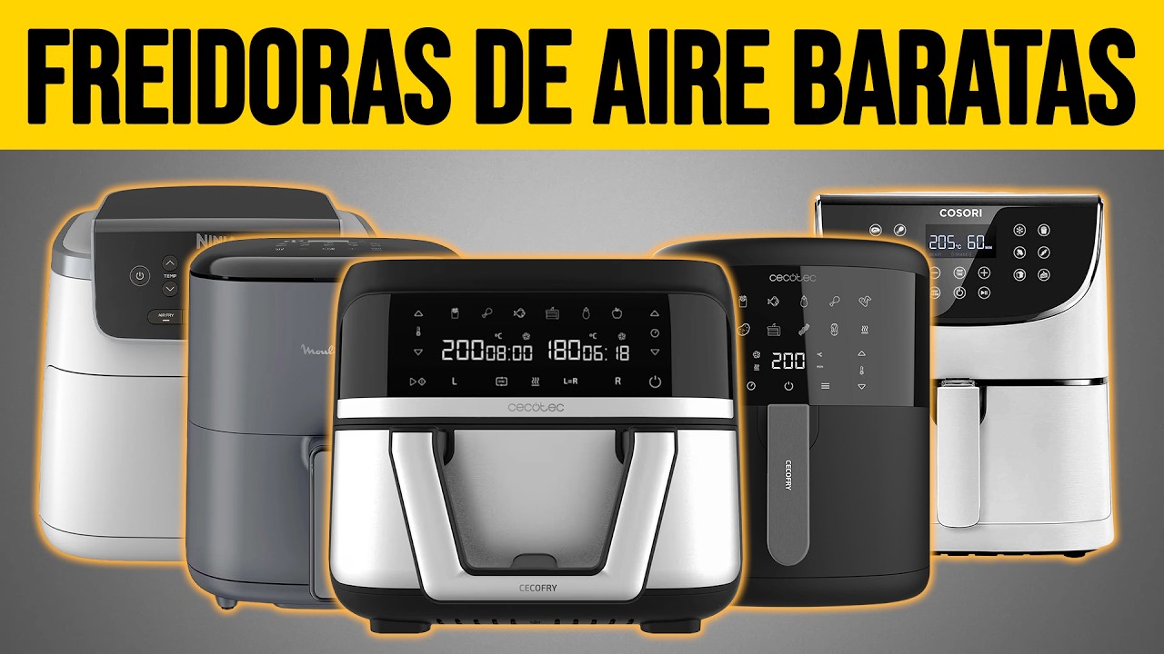 LAS MEJORES FREIDORAS DE AIRE BARATAS DE 2026 | TOP 5 AIR FRYER