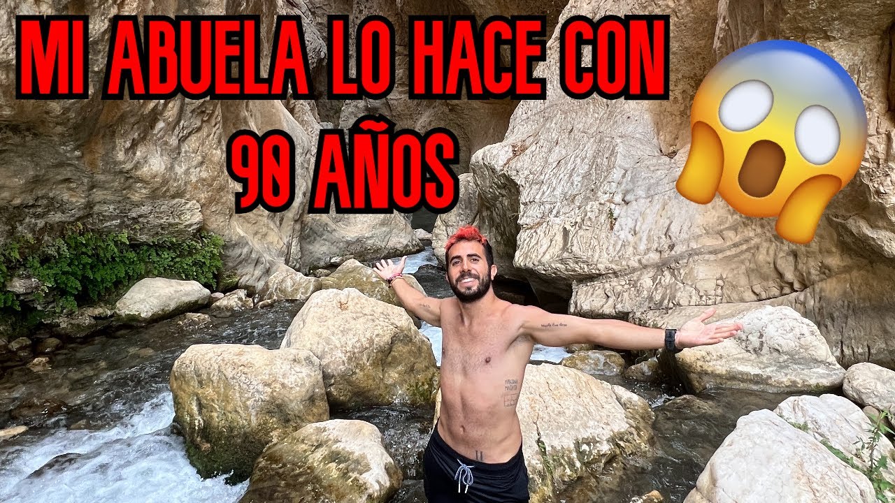 RUTA POR LOS CAÑONES DEL RIO FRIO EN JAEN CON LA FAMILIA