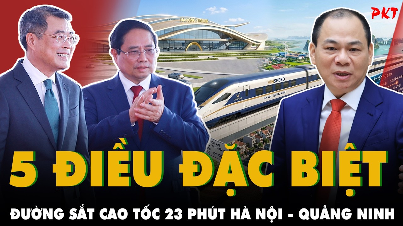 5 ĐIỀU ĐẶC BIỆT về tuyến ĐƯỜNG SẮT CAO TỐC Vin Group l&agrave;m chủ đầu tư, H&agrave; Nội - Quảng Ninh C&Ograve;N 23 PH&Uacute;T