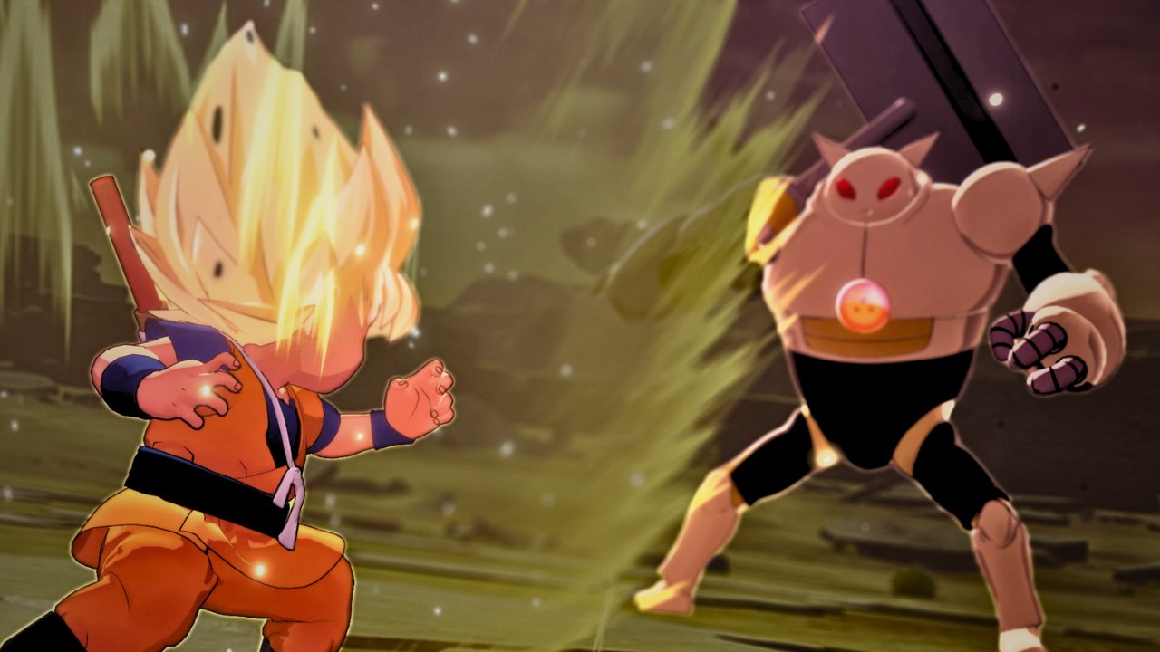 Dragon Ball Z Kakarot - Kid Goku fights the Tamagami in the Daima Demon Realm