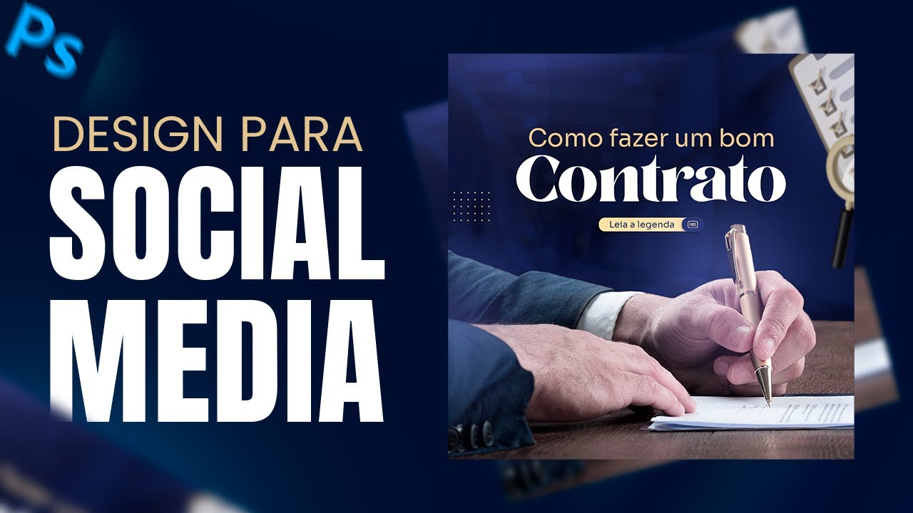 Criando Post para Social Media no Photoshop (Para advogado)