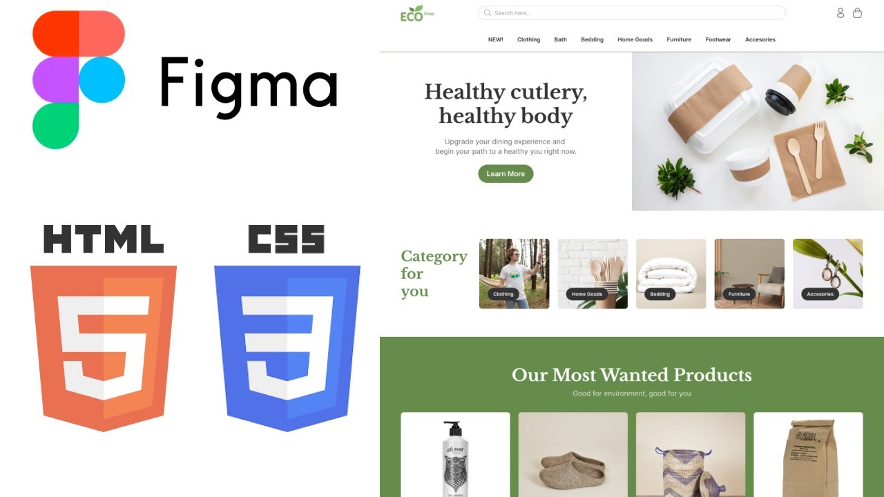 Figma üzerinden web sitesi yapımı Ders 01 | HTML CSS | Dev Mod
