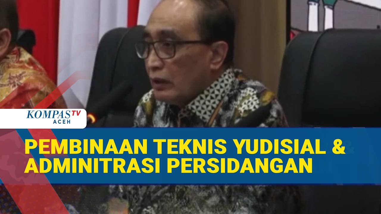 Aparat Pengadilan Jateng-DIY Ikuti Pembinaan Teknis dari Mahkamah Agung Republik Indonesia