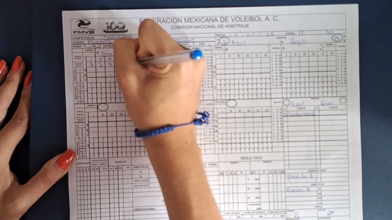 hoja de anotacion de voleibol