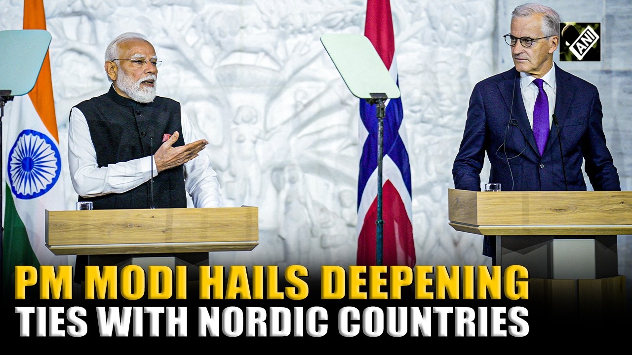 No Compromise, No Double Standards: PM Modi co-addresses joint press meet with Nordic leaders