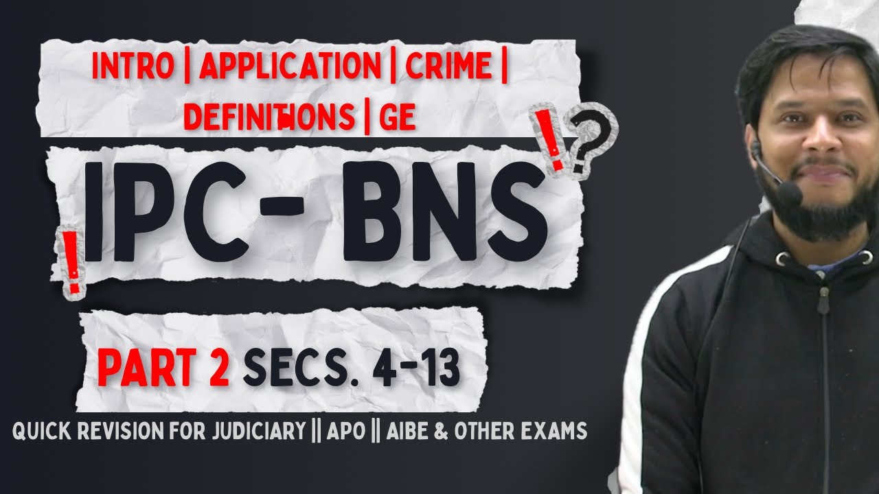 BNS Part 2 | Secs. 4-13 | Punishments & its Types | Solitary Confinement |