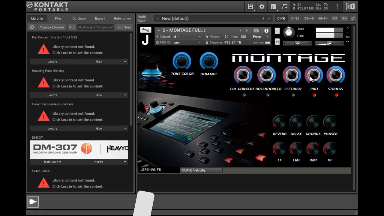 Teste da Livraria Montage para Kontakt 6.2.2 | Link na Descrição