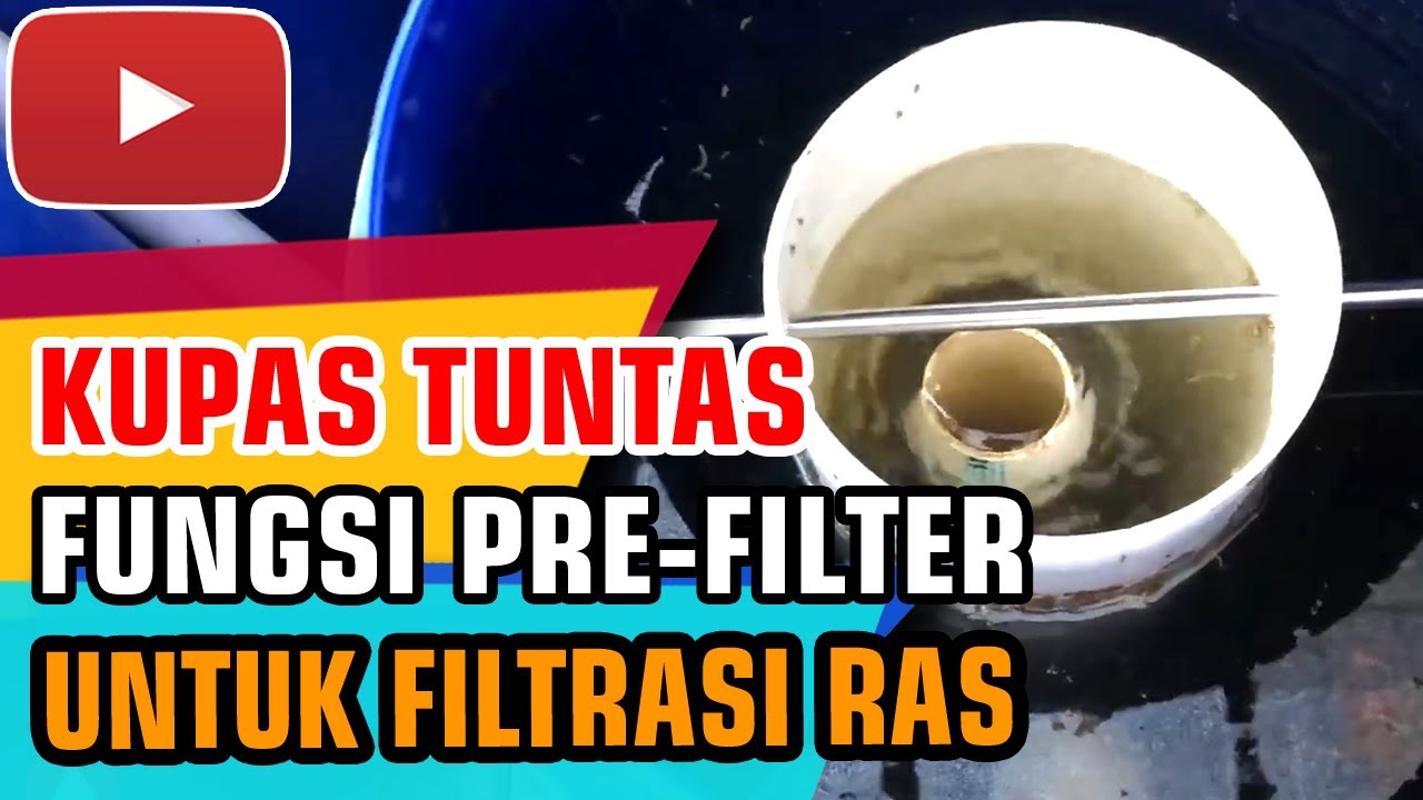 FUNGSI & PENTINGNYA PRE-FILTER DALAM SISTEM RAS IKAN NILA