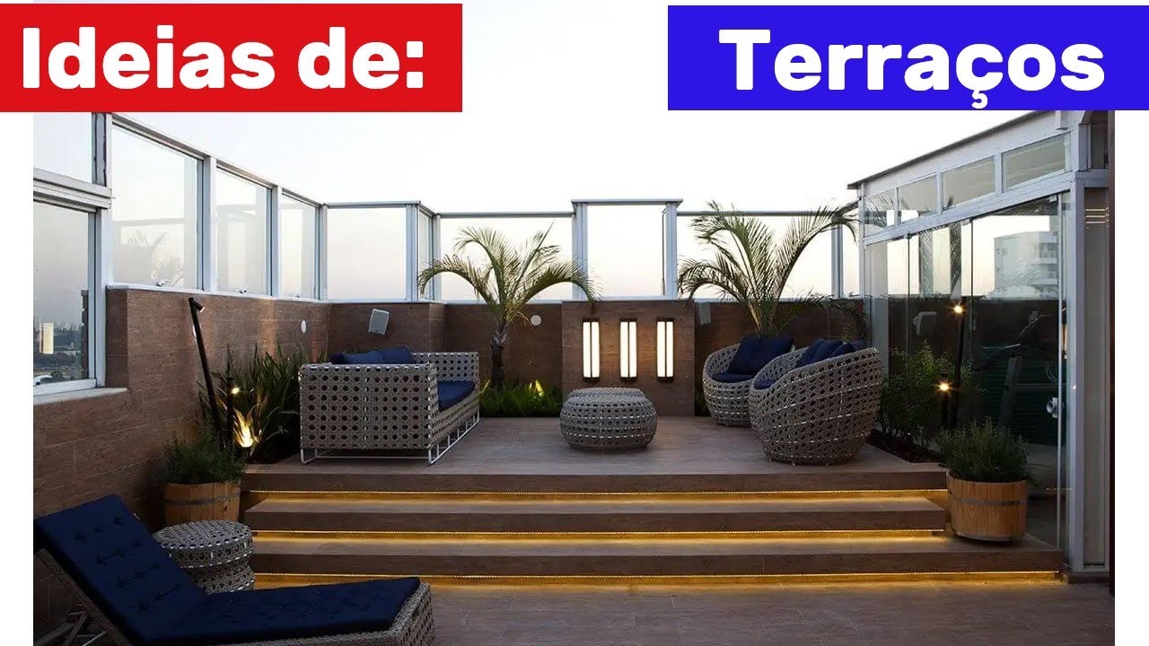 IDEIAS DE TERRAÇOS PARA CASAS E PRÉDIOS