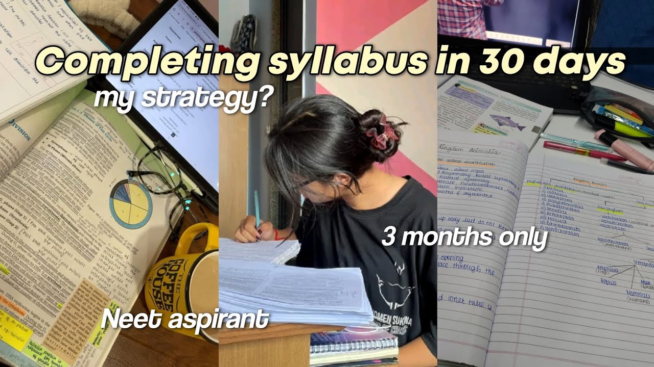 *Complete strategy to finish syllabus in 30 days* ⁉️📚🔥#neet2026 #trending #study #jee 