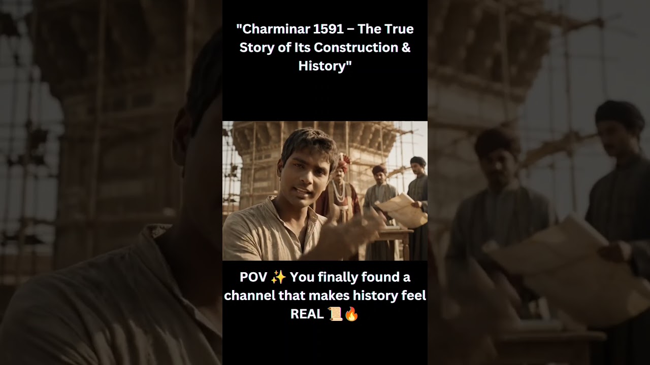 Charminar 1591:A Monument of Gratitude After the Plague#shorts #shortsfeed #indianhistory  #ssccgl