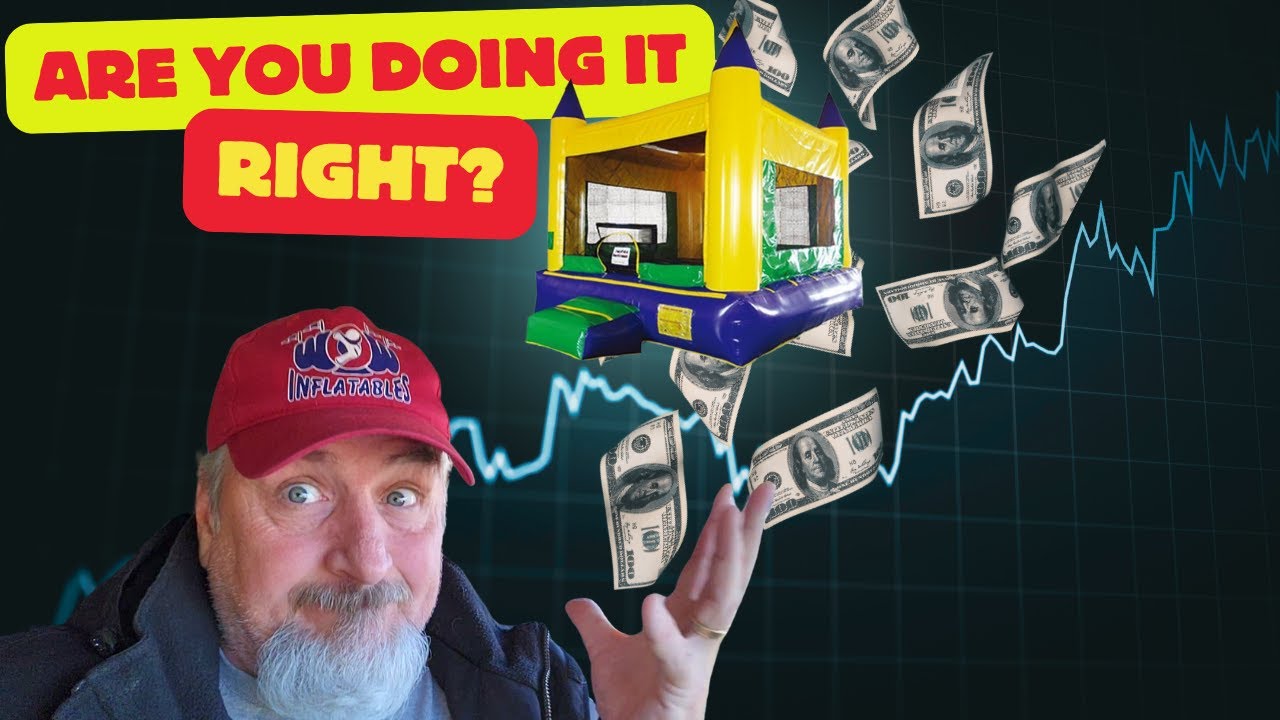 Bounce House Rental Side Hustle Tips 2025.  Make More Money with Your Inflatables.