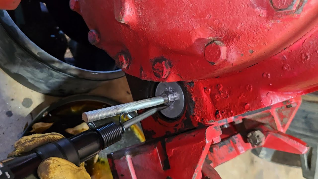Replacing Rock Shaft Bushings in an International 966