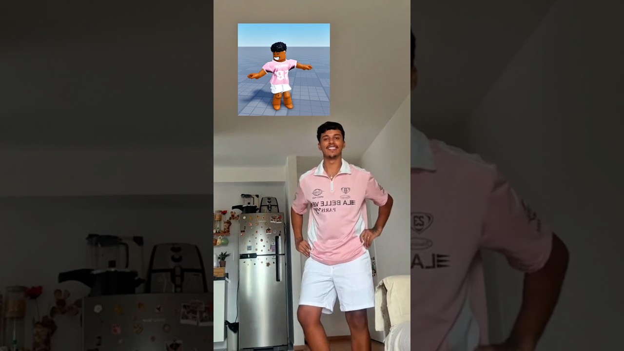 DANCINHA DO ROBLOX NA VIDA REAL 😂 #roblox