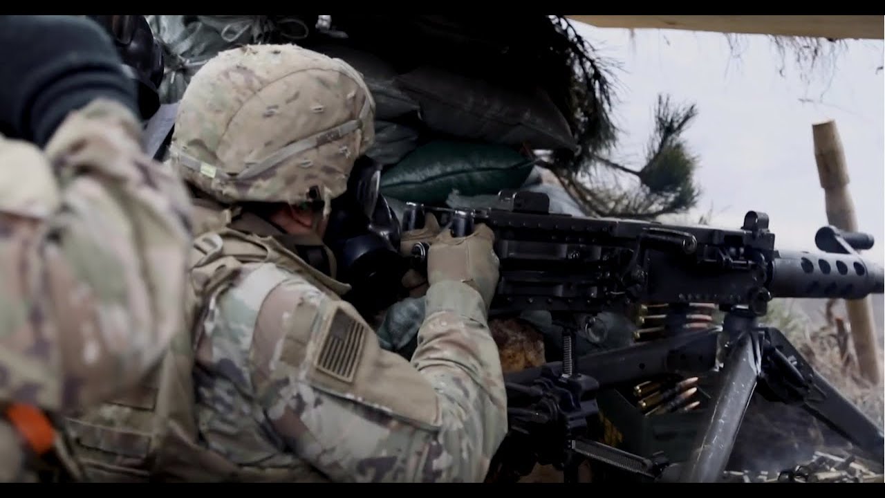 Live Fire Exercise Between Paratroopers from 173rd Brigade Support Battalion and Slovenian Soldiers