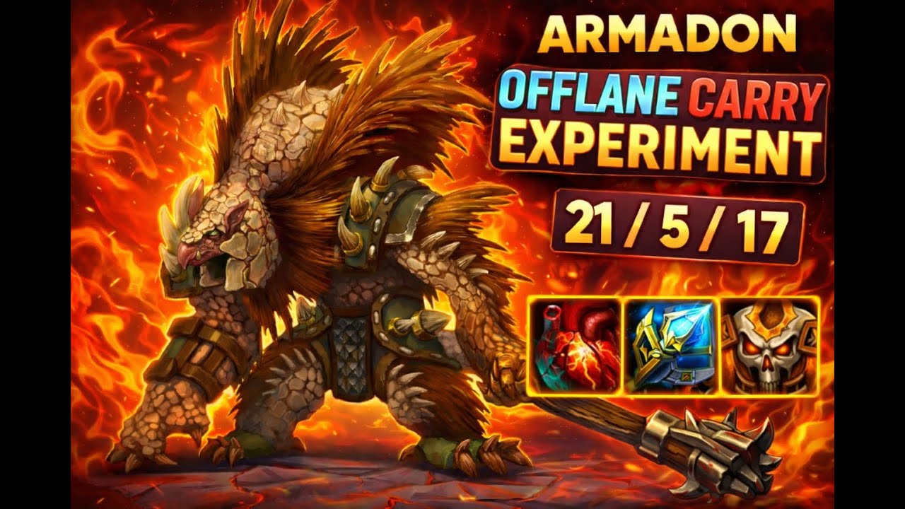 Hon REBORN - Armadon - CARRY The Team When The Carry Don't !