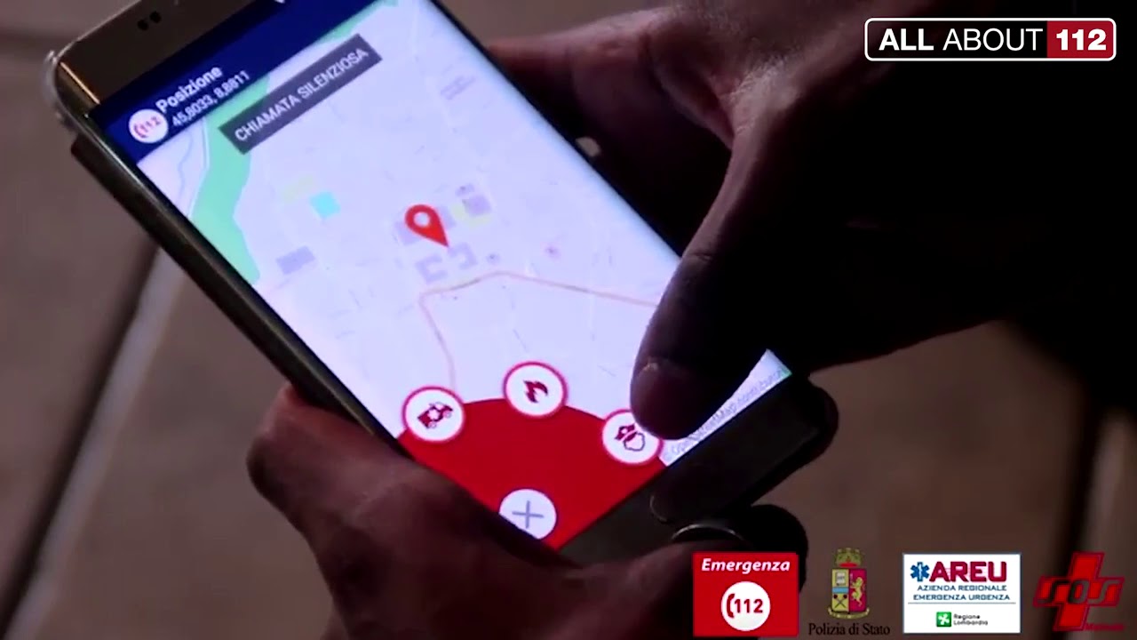 SOS Emergenza - Chiamata al 112 muta con App