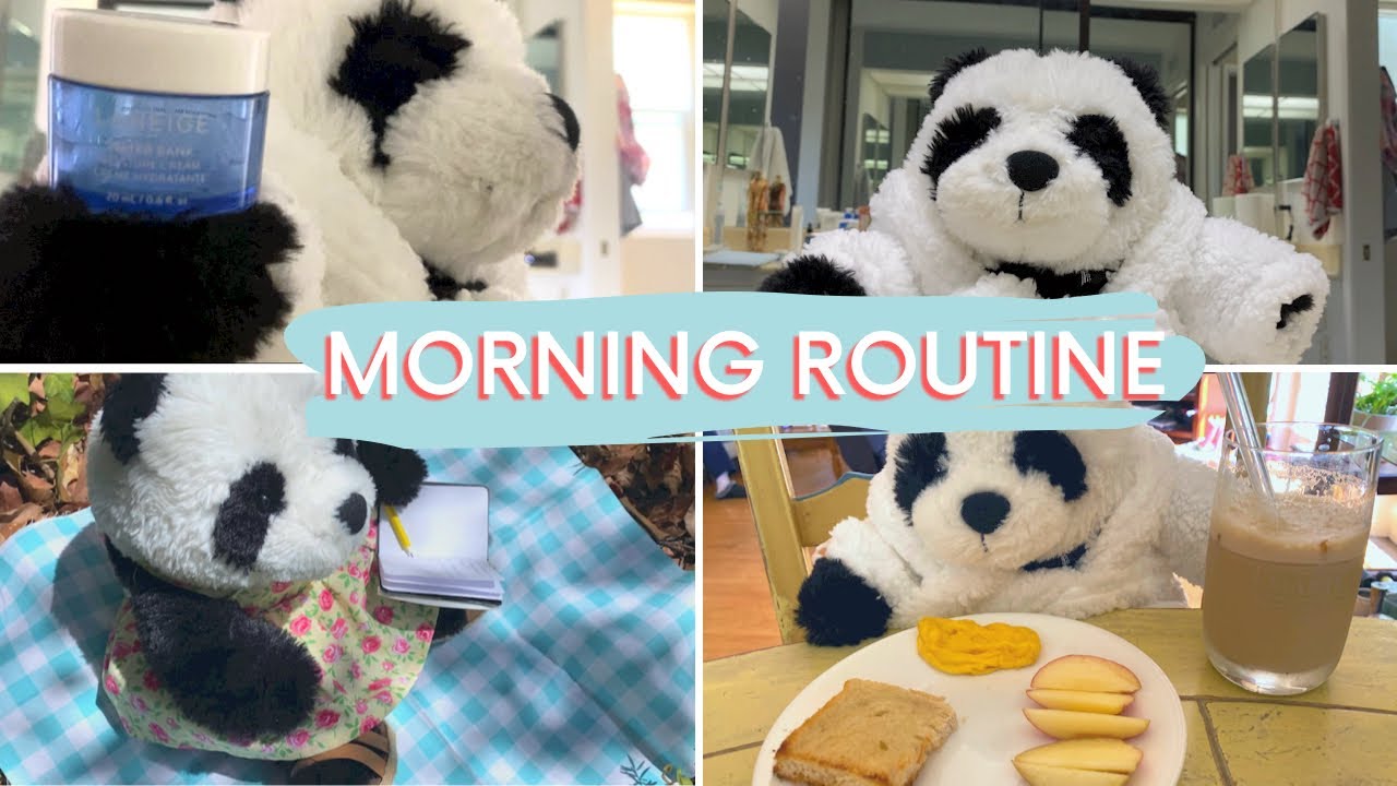 Summer Morning Routine for a Stuffed Animal Model