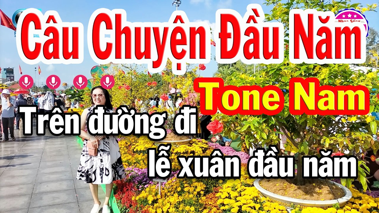 Câu Chuyện Đầu Năm Karaoke Tone Nam ( A#m ) Nhạc Xuân Dễ Hát 2026 | Nhạc Sống Cẩm Yến
