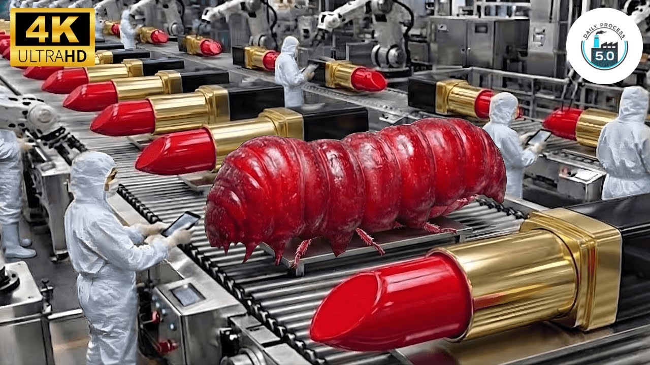 Inside the Dior Factory: Luxury Lipstick – From Pigment to Bullet (Full Process)