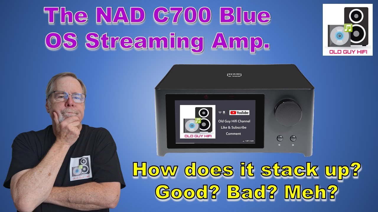 A quick look at the NAD C700 Streaming Amp. Is it good? Kind of. Watch and see.