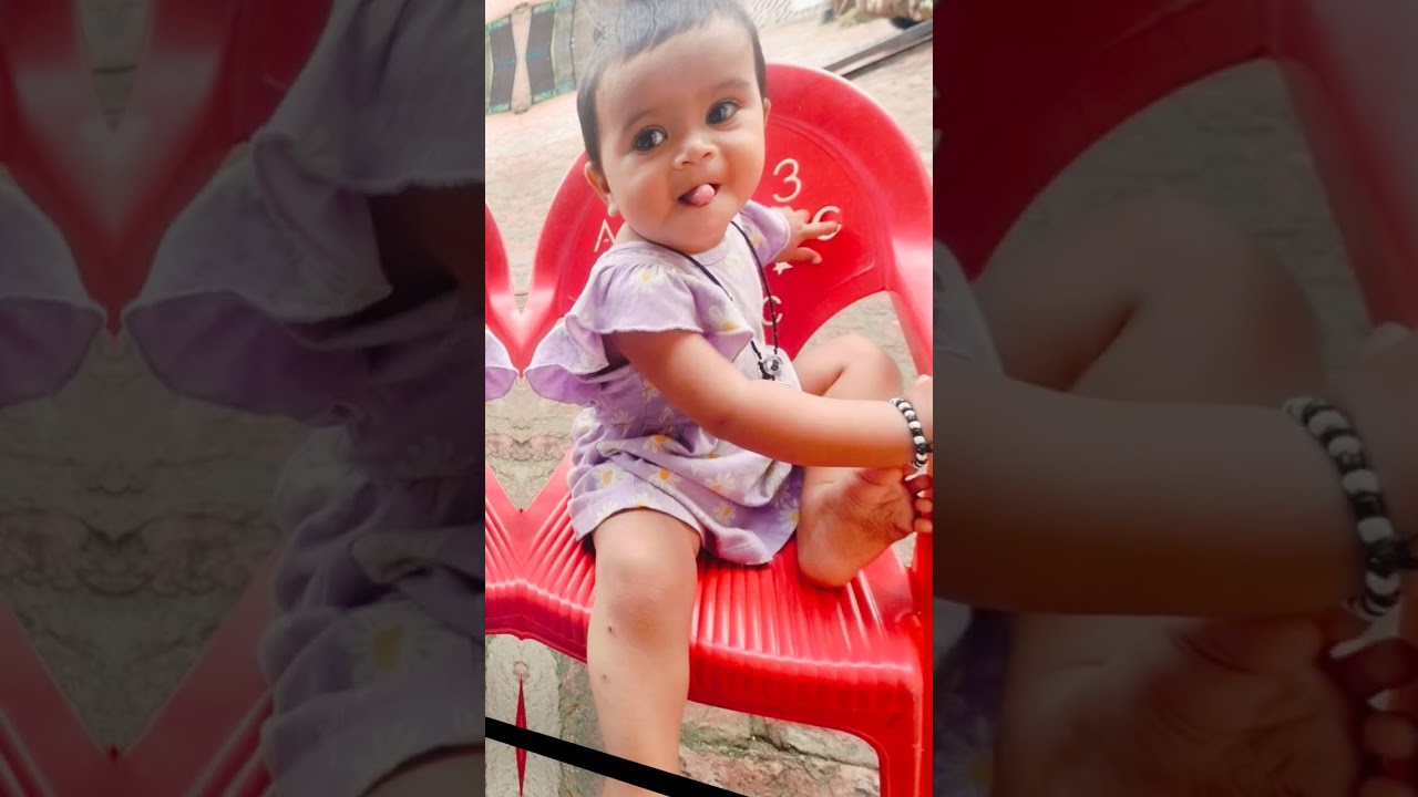 Cute baby reaction ever #9monthbaby #baby #shivanyajananya #funny #cutebaby #cute #shorts #shortvide