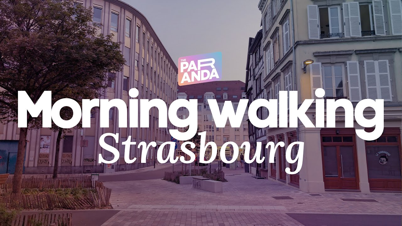 Exploring the Streets of Quinze, Strasbourg in 4k