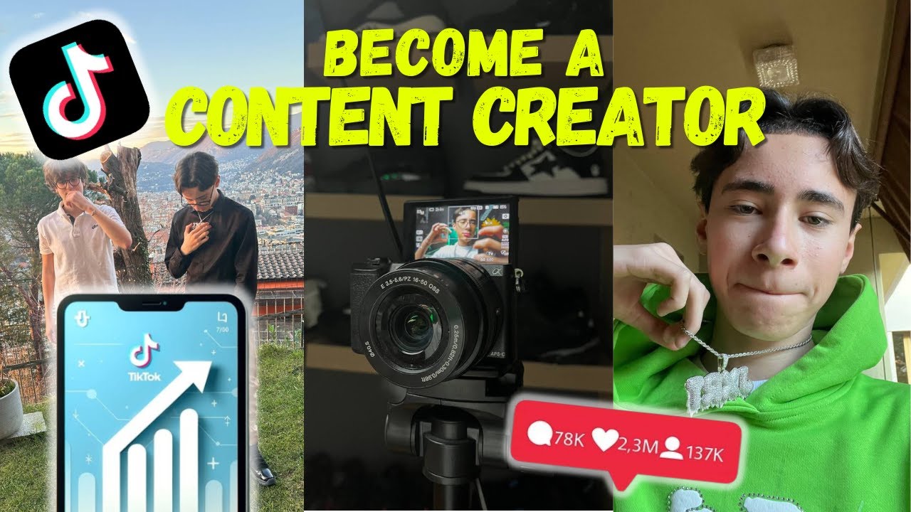 BECOME A TIK TOK CONTENT CREATOR  *ALL YOU NEED TO KNOW*