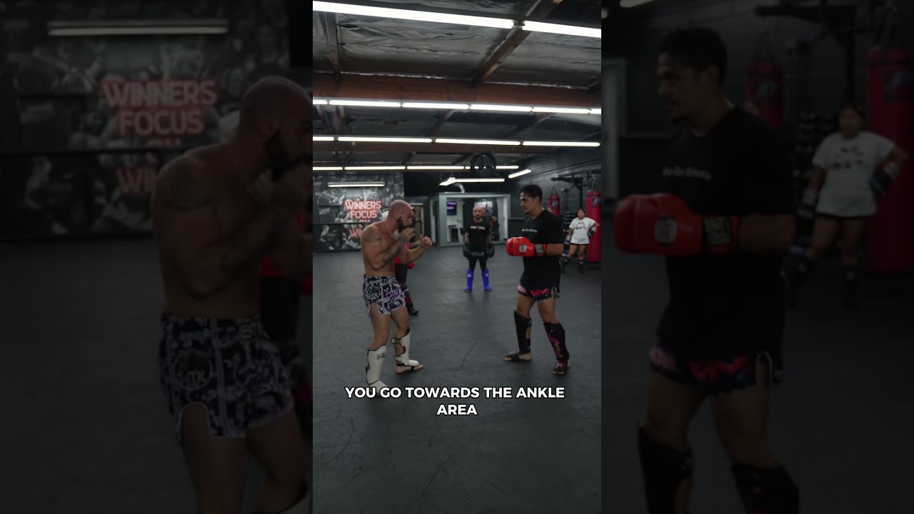 Kontrowanie kopnięcia kopnięciem! #spodenki #muaythai