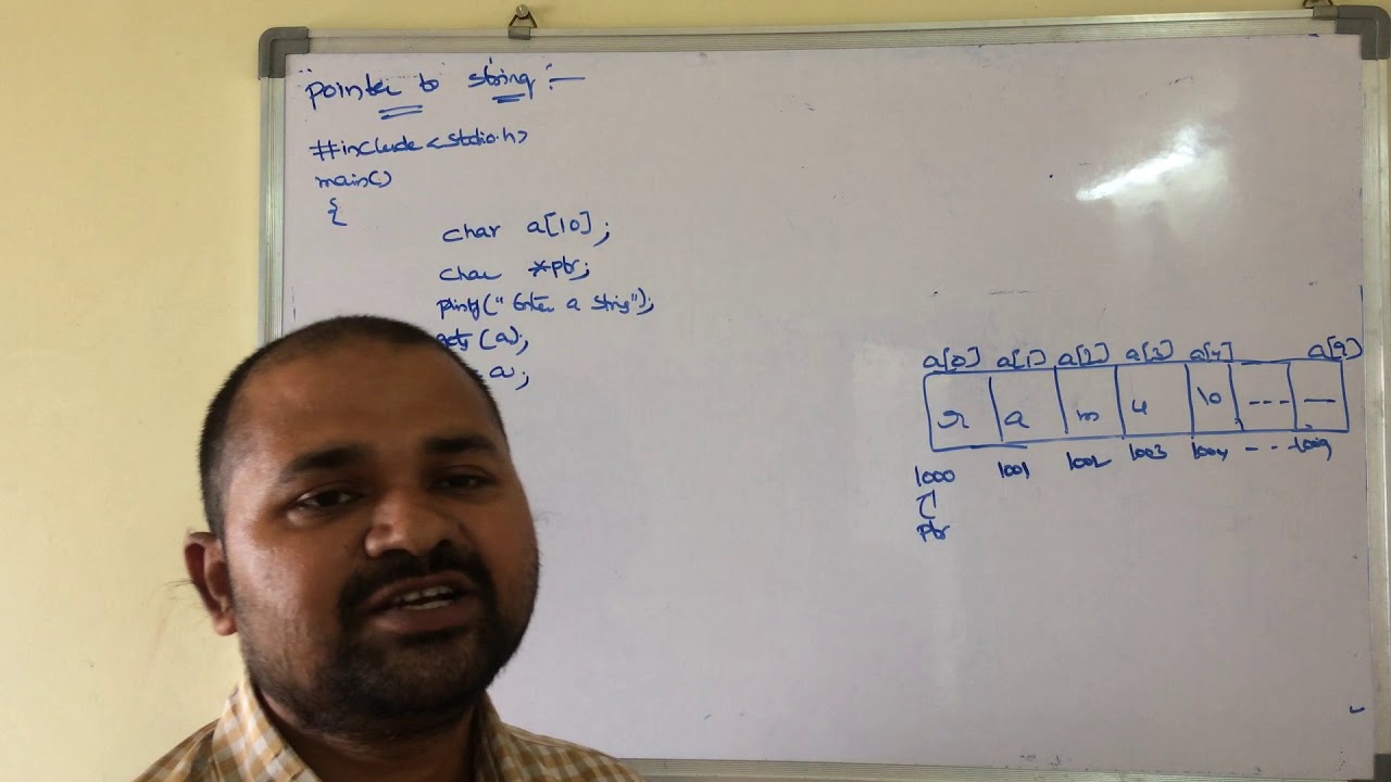 Pointer to String in c