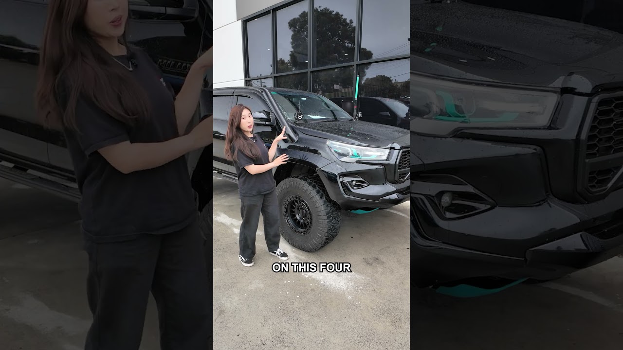 Шины Nitto Ridge Grappler 35 дюймов установлены на Toyota Hilux GR - аксессуары для HILUX GR 4x4 ...