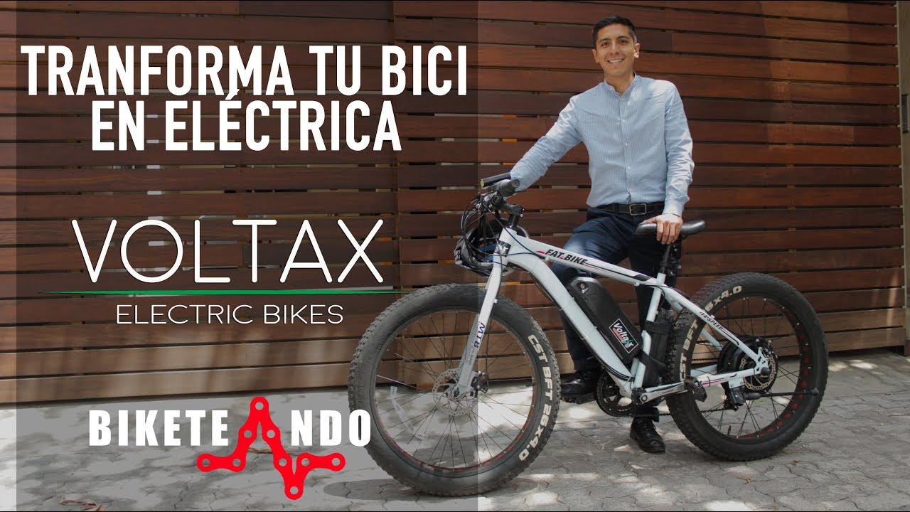 CONVIERTE TU BICI EN ELECTRICA / VOLTAX electric bikes