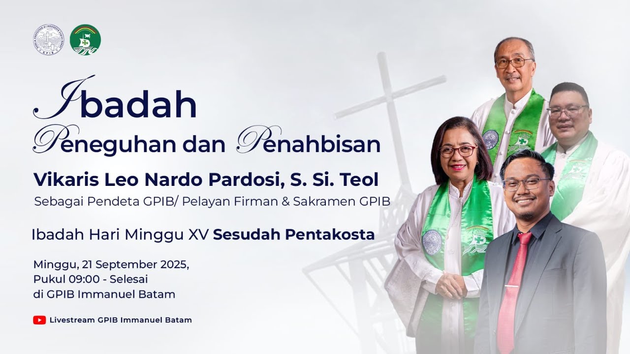 IBADAH PENEGUHAN & PENAHBISAN VIK. LEO NARDO PARDOSI | 21 SEPTEMBER 2025 | 09.00 WIB