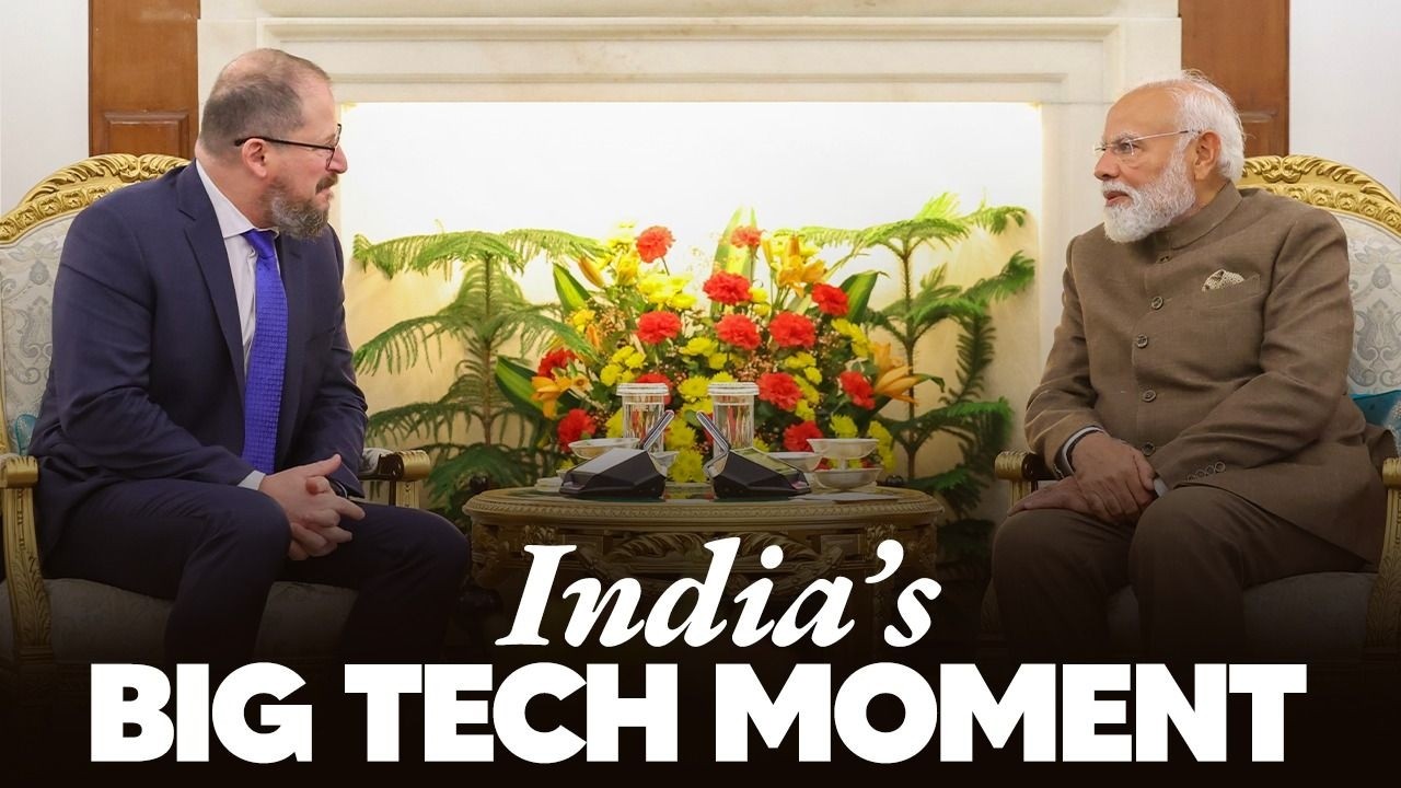 Qualcomm CEO Cristiano Amon meets PM Modi