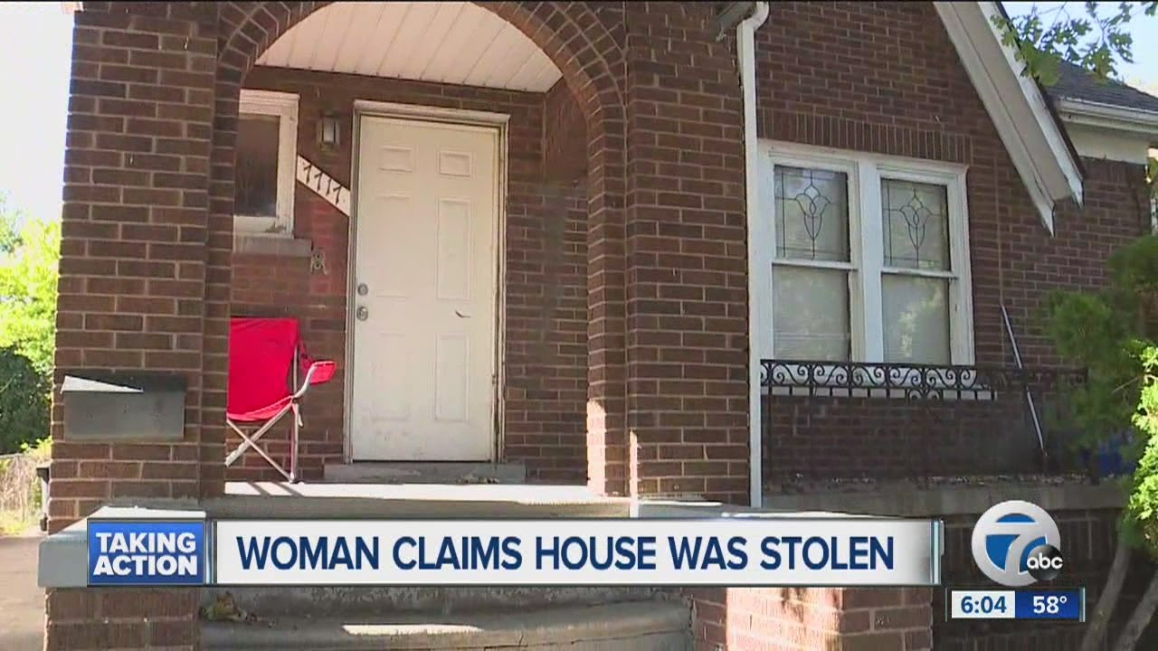 Woman claims house was stolen
