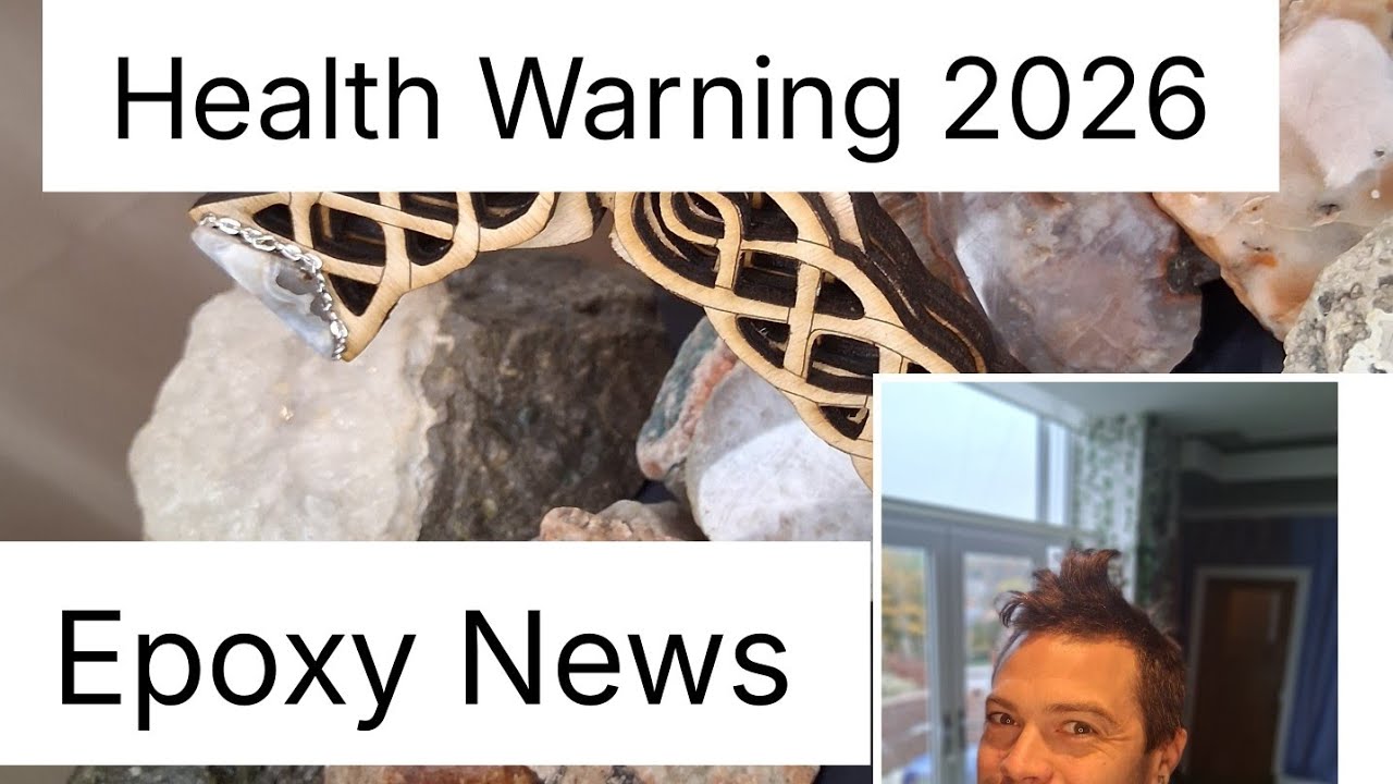 Stone craft tutorial, laser and epoxy, health warning. 2026 latest news