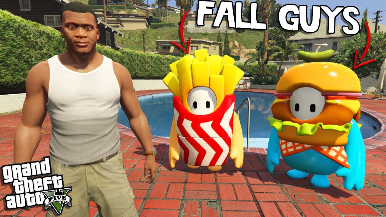 FALL GUYS go to LOS SANTOS (GTA 5 Mods)