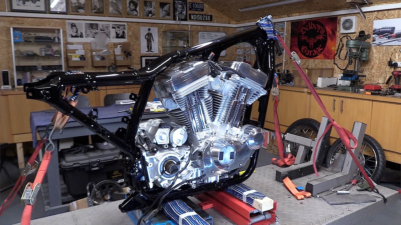 Harley Sportster, Engine Installation, !