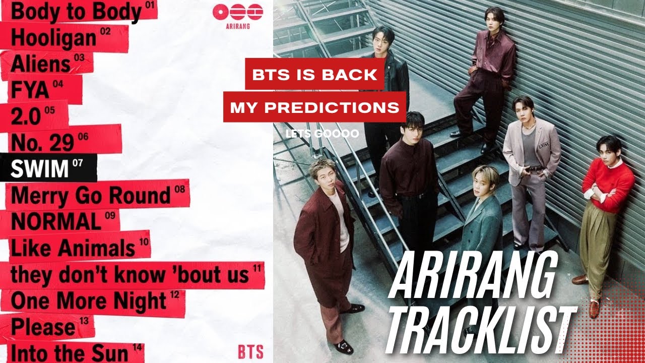 BTS ARIRANG Tracklist: My predictions