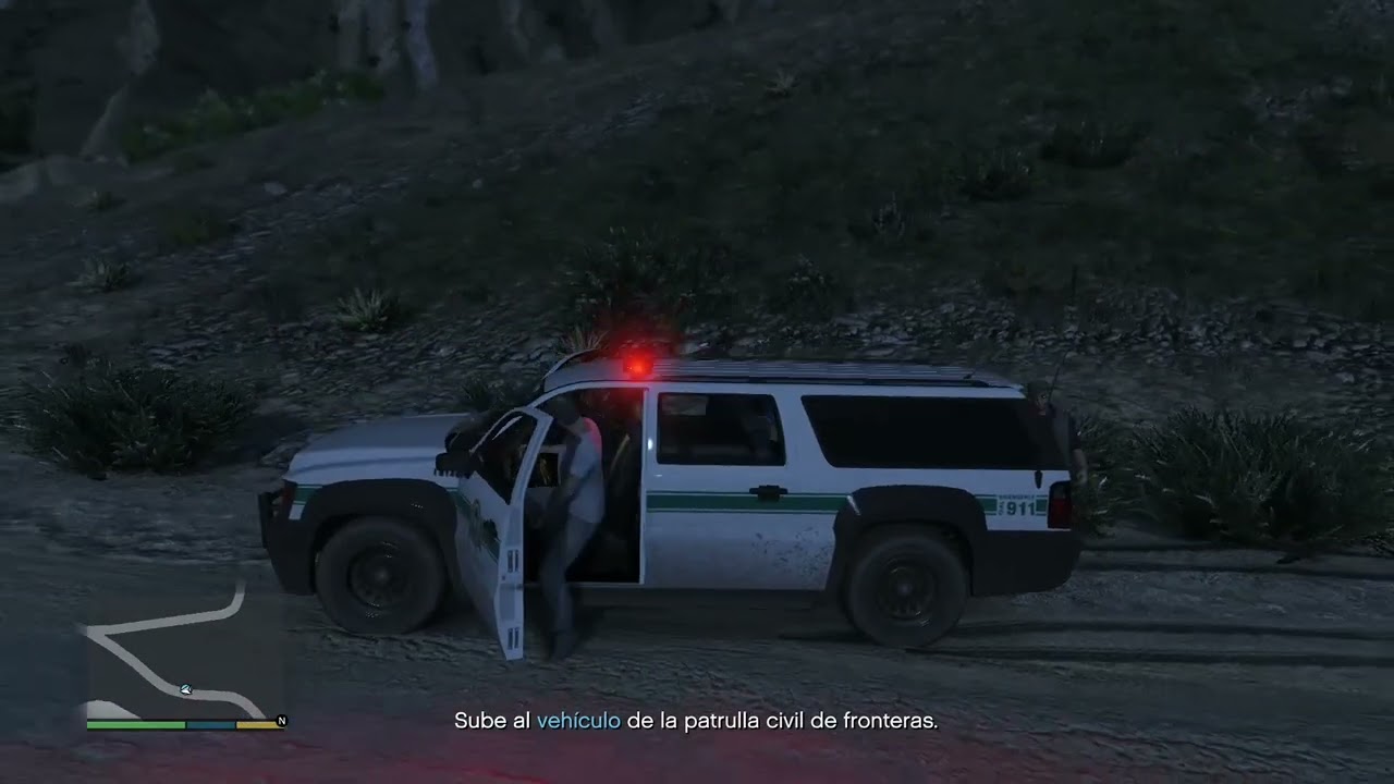 Misión: patrulla civil de fronteras | grand theft auto 5