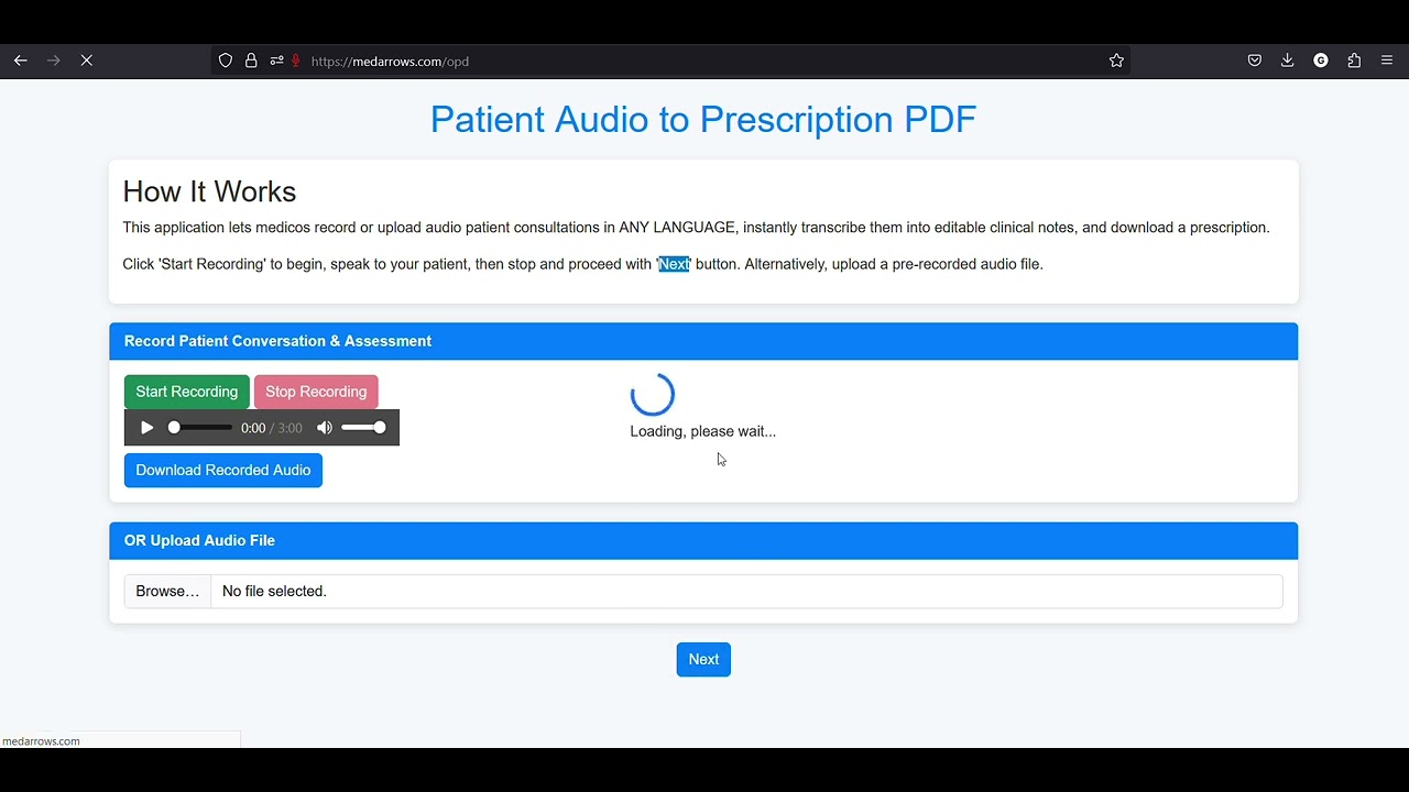 German Language Patient Conversation to Automatic Editable Clinical Notes