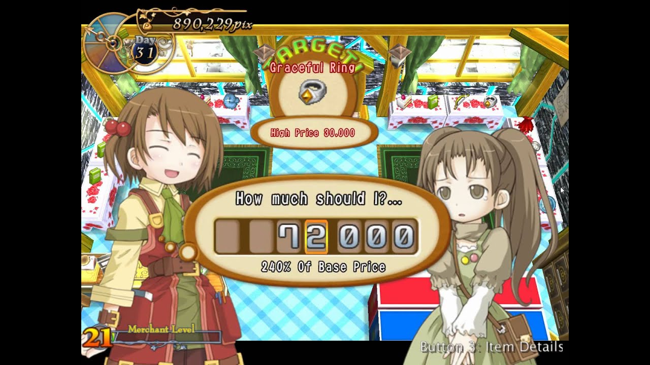 Recettear: An Item Shop's Tale playthrough part34 [Final Week]