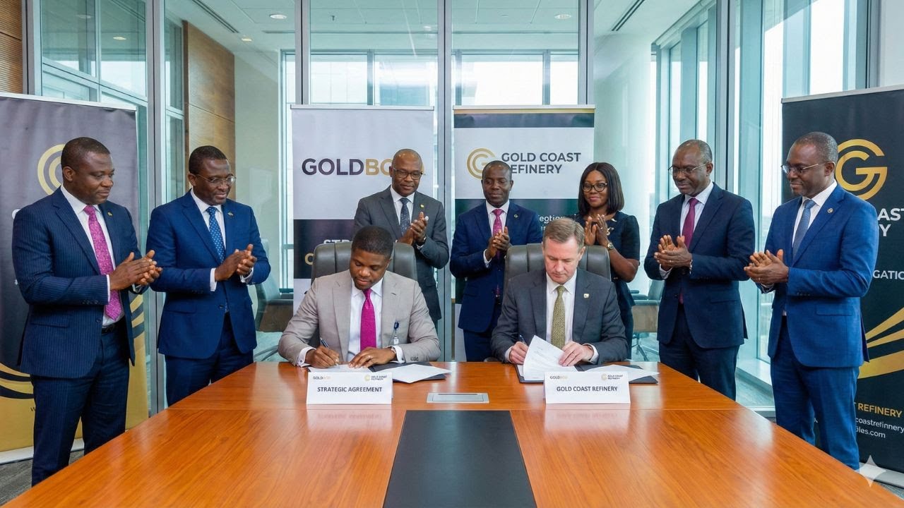 Sammy Gyamfi signs a strategic deal that adds more value to gold exported by goldbod 