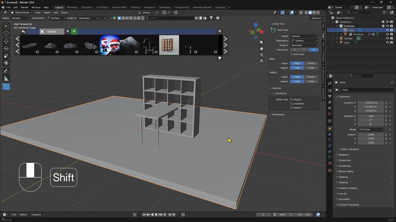 BLENDER — Урок 01 — Запуск, Интерфейс, Основные команды, Демонстрационные файлы, Дополнения, Blen...