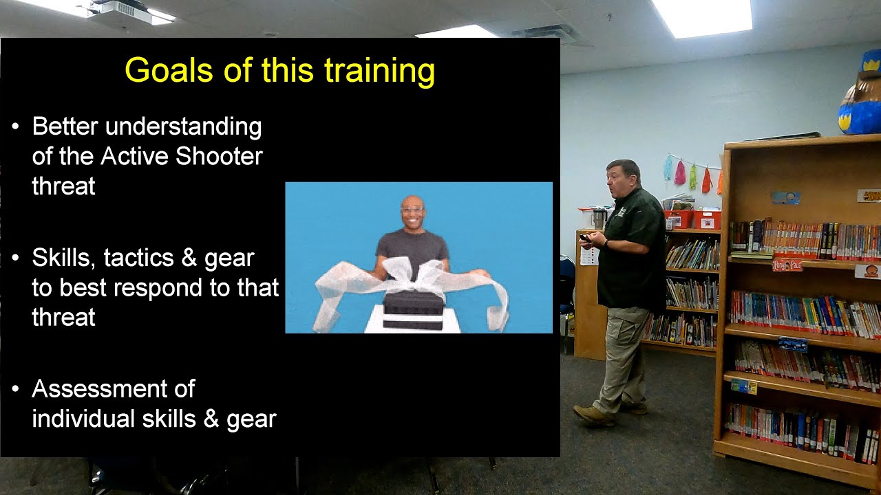Dealing With Active Shooters Class With Ed Monk, Part 1