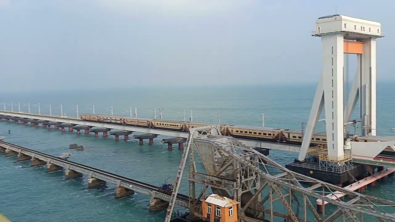 Rameshwaram, pamban new track & bridge