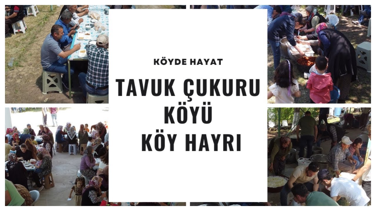 Tavukçukuru köyü köy hayrı, Köyde Hayat